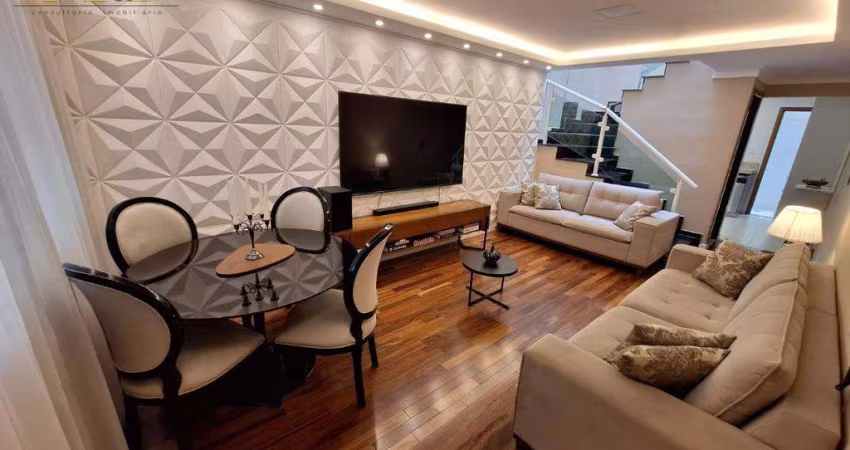 Sobrado à venda em São Paulo, Chácara Santo Antônio (Zona Leste), com 3 quartos, com 110 m²