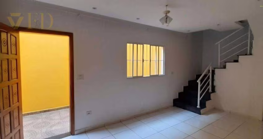 Sobrado à venda em São Paulo, Vila Euthalia, com 2 suítes, com 76 m²
