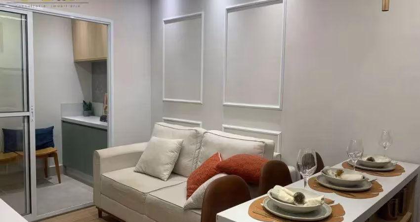 Apartamento à venda em são paulo, parque das paineiras, com 2 quartos, com 40 m², cristalino
