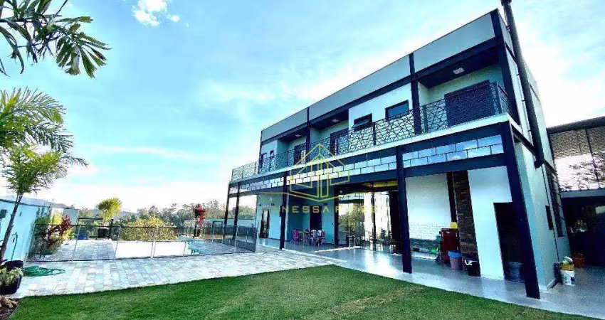 Sobrado com 5 dormitórios à venda, 450 m² por r$ 4.900.000,00 - terras de atibaia - atibaia/sp