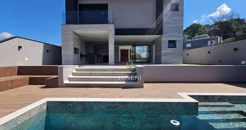 Sobrado imponente de esquina com planejados 04 suites condominio buona vita atibaia
