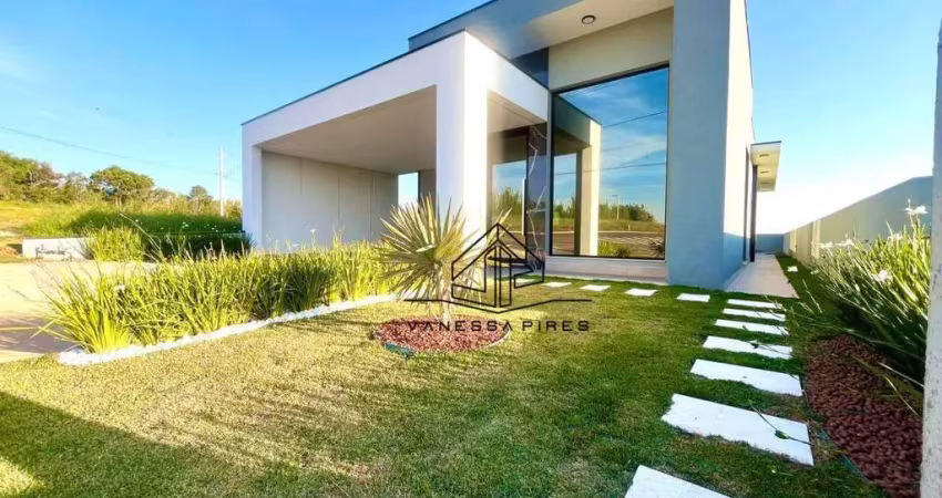 Casa térrea de alto padrão em condominio fechado em atibaia