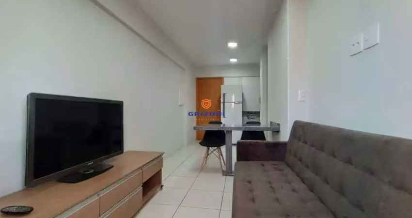 Apartamento mobiliado edifício studium residence i 1 quarto i 1 banheiro i 1 sala i 1 vaga