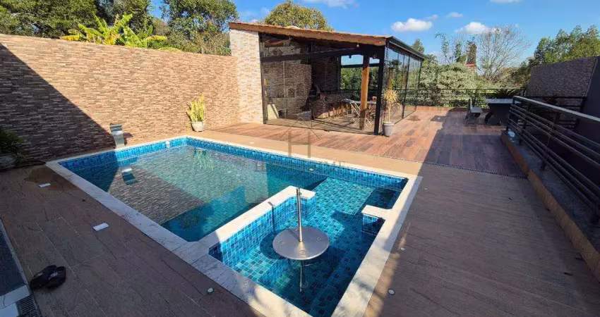 Chácara à venda em cotia, chácara tropical (caucaia do alto), com 3 quartos, com 500 m²