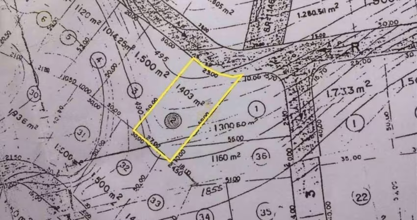 Terreno à venda, 1403 m² por R$ 600.000 - Algarve - Cotia/SP! Contato: Suit (11)