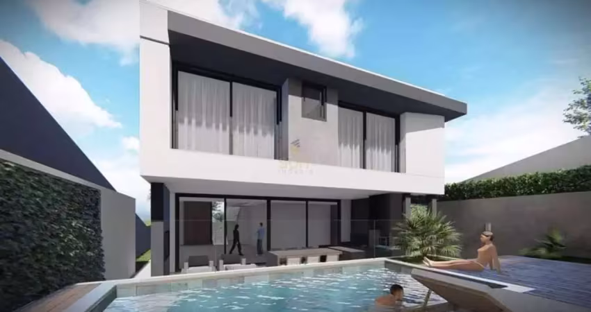 Gênesis I - Casa com 368m², Piscina, 4 Suítes, Lareira e 4 Vagas em Santana de P