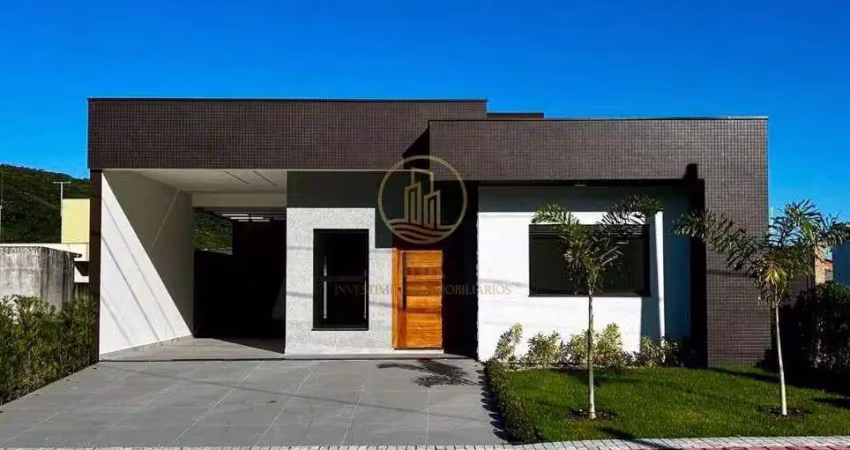 Casa 3 quartos alto padrão à venda - condomínio residencial acqua de zimbros, bombinhas/sc
