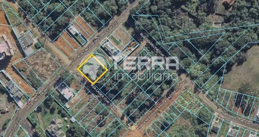 Terreno à venda na Rua Cinco de Outubro, Boqueirão, Guarapuava