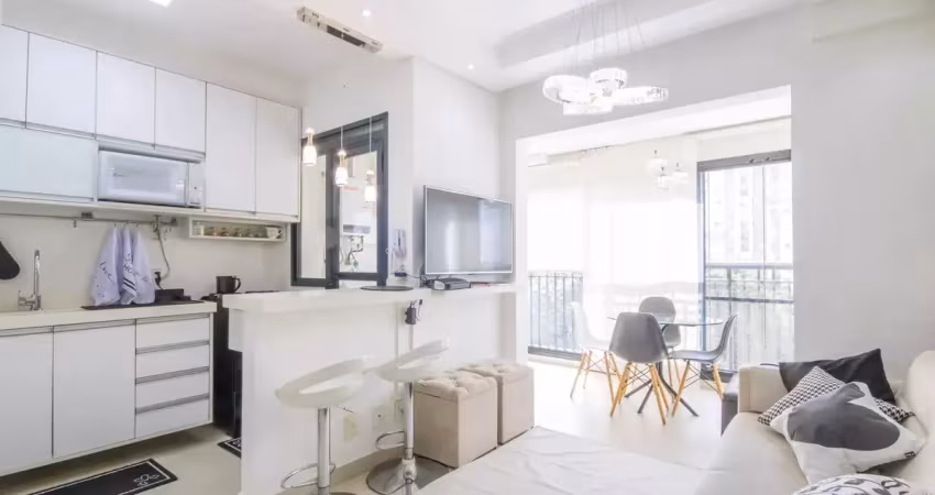 Apartamento porteira fechada a venda no piscine com 1 dormitório com uma varanda incrível - continental - osasco