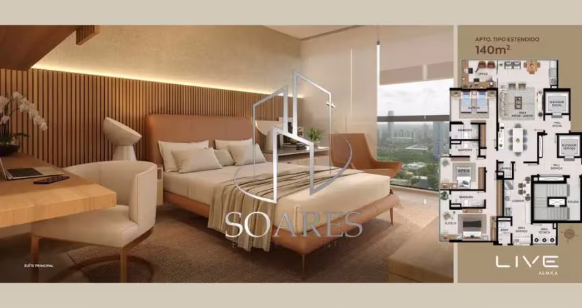 Live almaa seu novo endereço em belém de 3 suítes e 140m² na conselheiro furtado