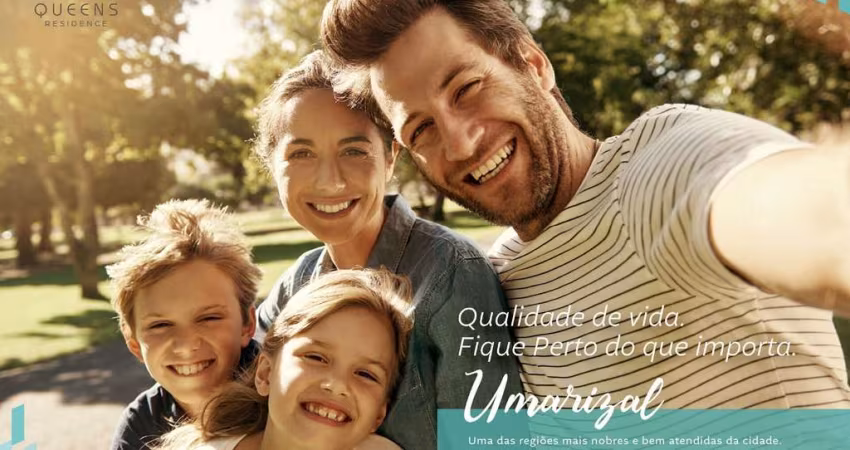 QUEENS RESIDENCE – 2 Vagas Soltas e Varanda com Churrasqueira no Umarizal