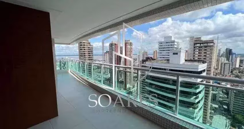 Real liberty – apto com 114m², porcelanato e sacada no umarizal
