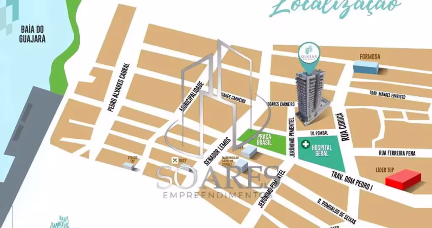 Queens residence – mais ao lado da praça brasil com muito conforto