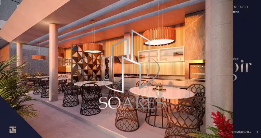 Torre noir – 83m² com varanda gourmet e sala ampla integrada