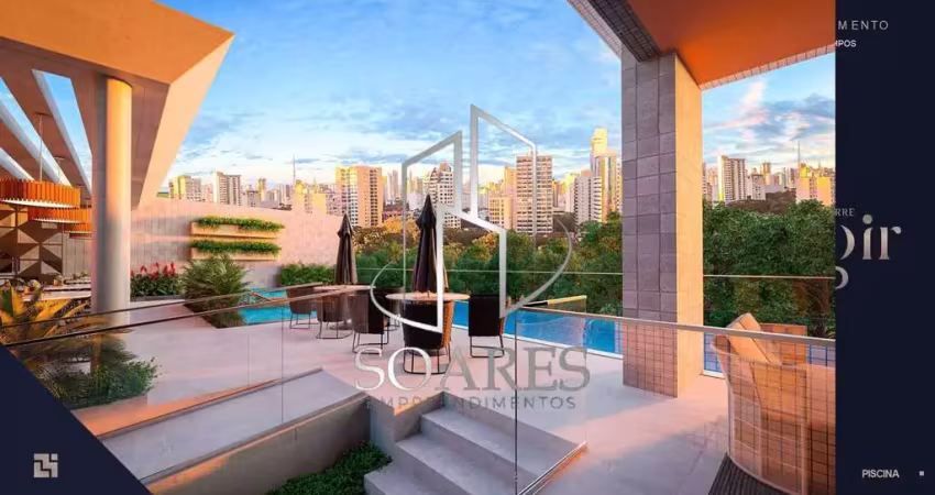 Torre noir – leal moreira com varanda gourmet e área de lazer completa