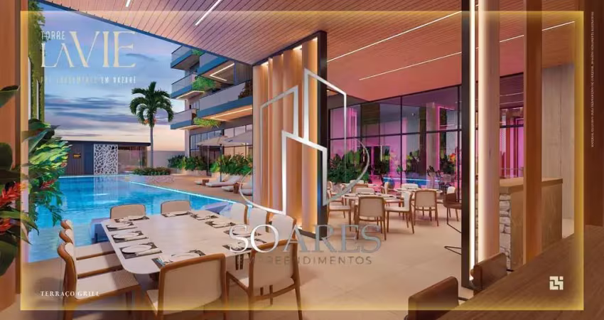 Torre la vie apartamento de luxo com até 4 suítes no centro de belém