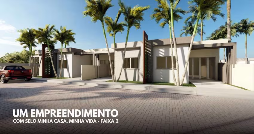 CONDOMÍNIO OLIMPO Conforto e segurança no 40 Horas. Casas na planta