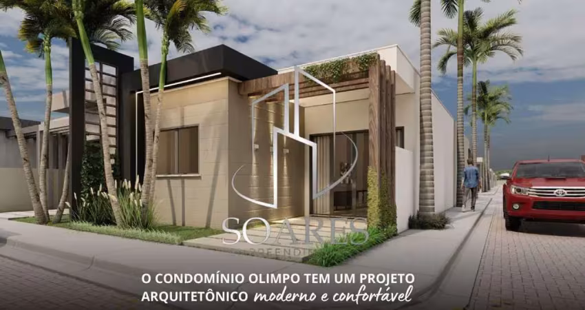 Condomínio olimpo casas planejadas no 40 horas. lançamento 2028