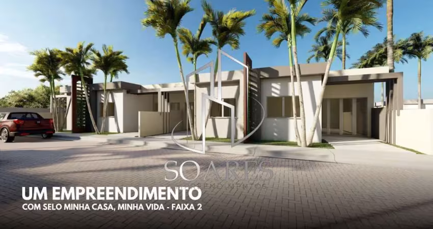 Condomínio olimpo casas no 40 horas com infraestrutura completa