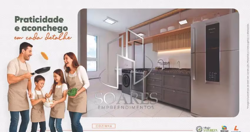 Village natureza – 2 quartos, vaga de garagem e lazer completo em belém
