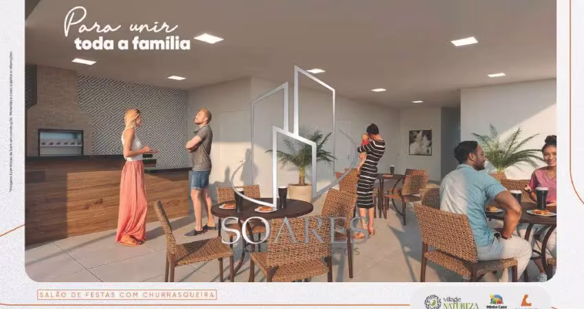 Village natureza – 2 quartos planejados + espaço fitness equipado