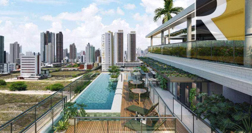 Apartamento com 2 dormitórios à venda, 58 m² por R$ 435.000,00 - Aeroclube - João Pessoa/PB