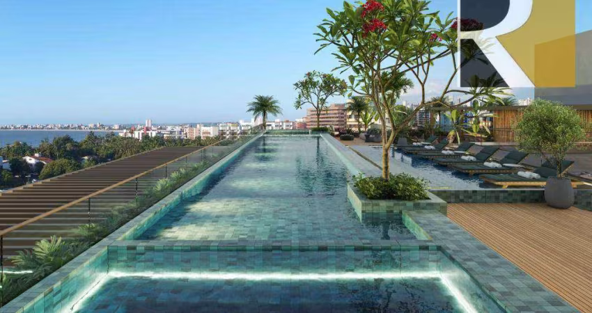 Apartamento Beira mar com 2 dormitórios à venda, 61 m² por R$ 819.000 - Jardim Oceania - João Pessoa/PB