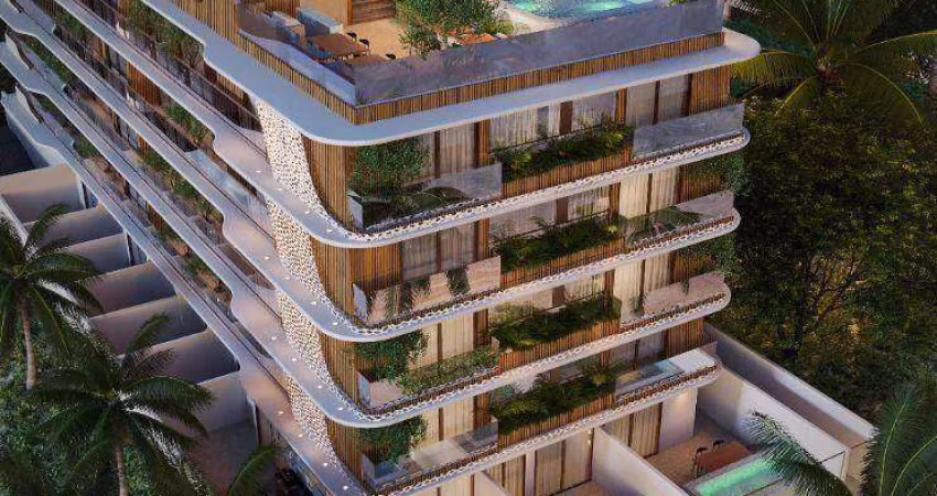 Flat beira mar com 1 dormitório à venda, 18 m² a partir de R$ 416.000 - Bessa - João Pessoa/PB