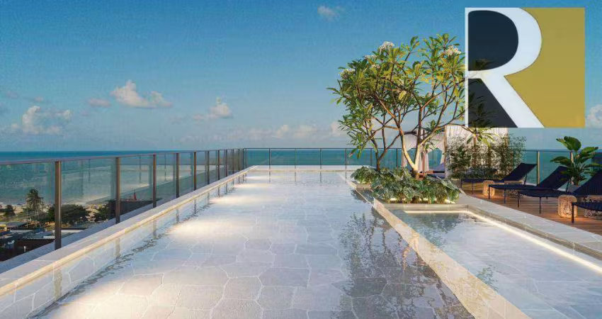 Flat com 1 dormitório à venda, 17 m² por R$ 359.000,00 - Cabo Branco - João Pessoa/PB