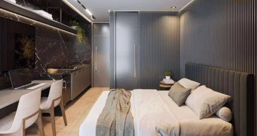 Apartamento flat com 1 dormitório à venda, 17 m² por r$ 359.000 - cabo branco - joão pessoa/pb