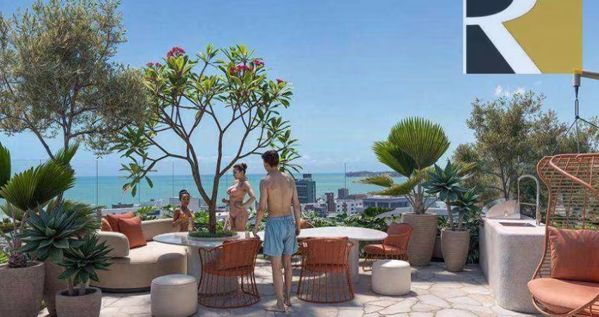 Apartamento com 2 e 3 dormitórios à venda, 72 m² por R$ 840.000 - Cabo Branco - João Pessoa/PB