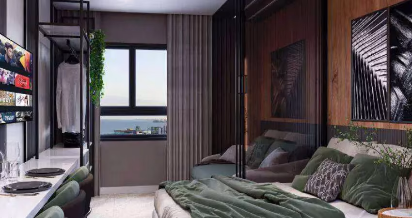 Apartamento flat com 1 dormitório à venda, 20 m² por r$ 320.000 - jardim oceania - joão pessoa/pb