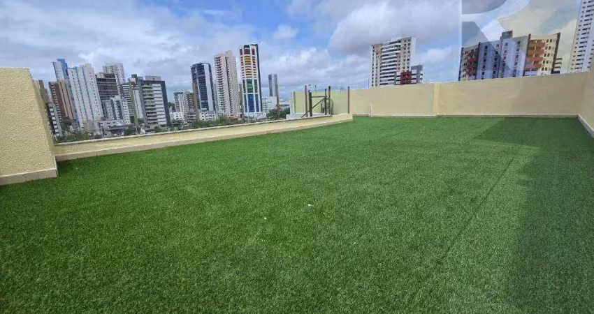 Cobertura com 3 dormitórios para alugar, 200 m² por r$ 6.500,00/mês - aeroclube - joão pessoa/pb