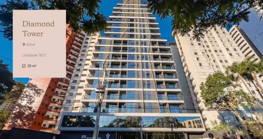 Apartamento com 1 quarto à venda na Rua Castro Alves, 535, Batel, Curitiba