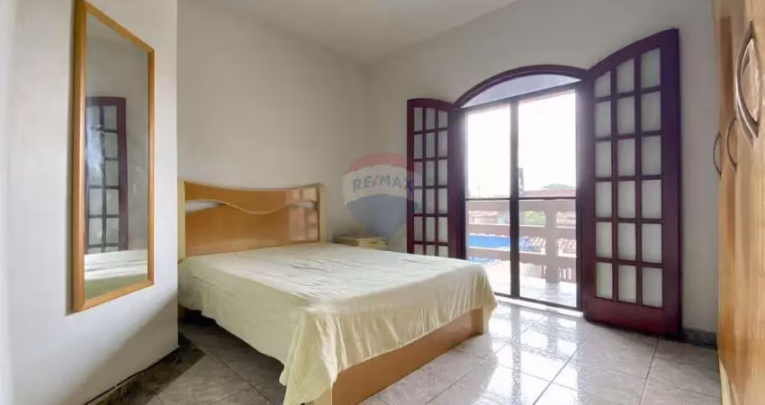 Sobrado com 3 quartos para alugar por r$3.350,00/mês - pé na areia - vista linda -bertioga - sp.