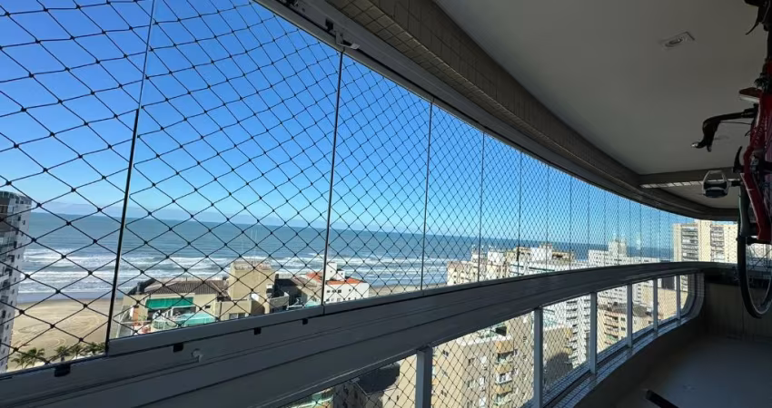 Lindo Apartamento vista mar com 3 Suítes Localizado à 100 metros da praia  na Aviação- Praia Grande-SP