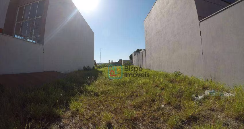 Terreno à venda, 337 m² por R$ 485.000,00 - Vila Santa Catarina - Americana/SP