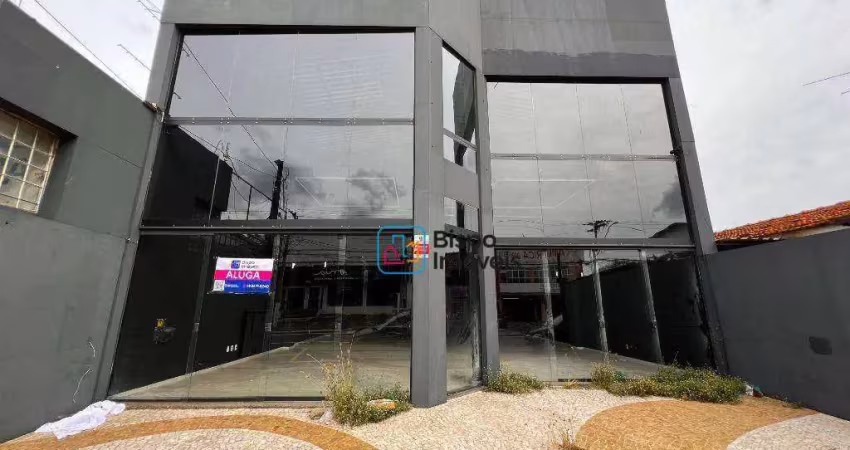 Salão para alugar, 270 m² por r$ 6.810,00/mês - jardim girassol - americana/sp