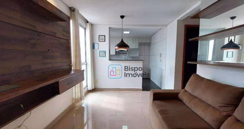 Apartamento com 2 dormitórios para alugar, 46 m² por r$ 1.706,63/mês - jardim bertoni - americana/sp