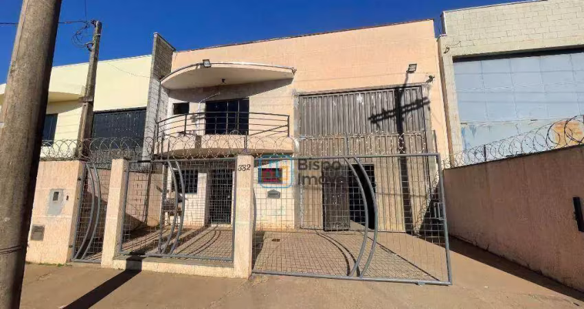 Galpão, 601 m² - venda por r$ 1.400.000,00 ou aluguel por r$ 8.052,38/mês - distrito industrial bandeirantes - santa bárbara d'oeste/sp