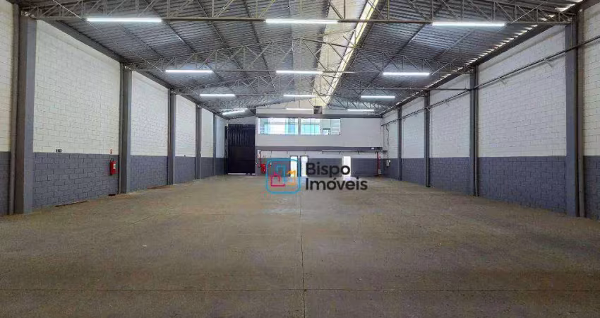 Galpão industrial para alugar, 650 m² por r$ 10.000/mês - cidade industrial - santa bárbara d'oeste/sp
