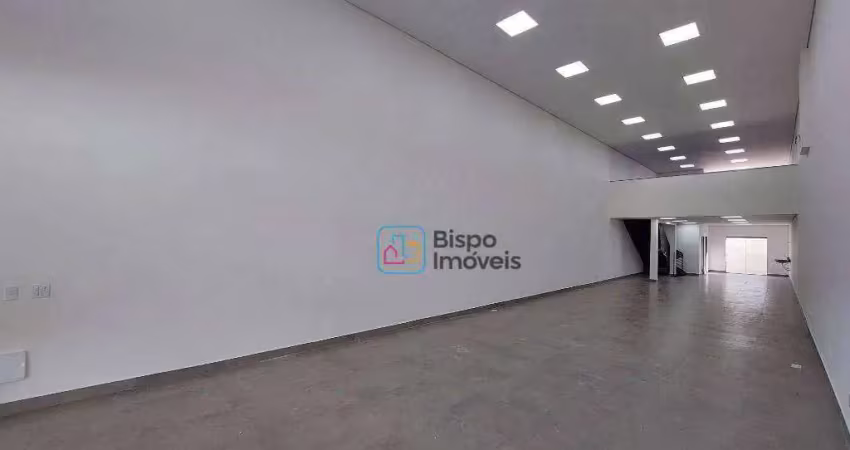 Salão comercial para alugar, 226 m² por r$ 5.725/mês - são vito - americana/sp