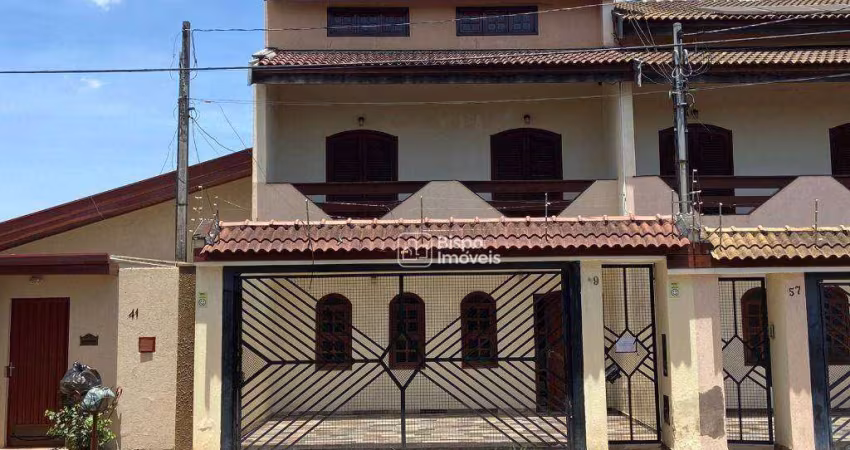 Casa com 3 dormitórios para alugar, 137 m² por R$ 2.065,00/mês - Jardim São Roque - Americana/SP