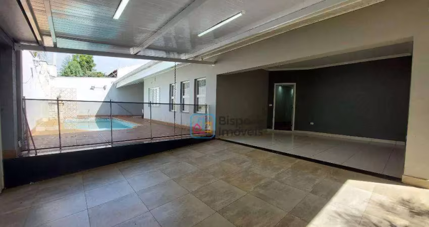 Casa com 3 dormitórios para alugar, 204 m² por r$ 5.639,00/mês - jardim ipiranga - americana/sp
