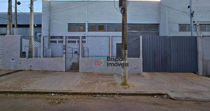 Galpão industrial para alugar, 550 m² por r$ 7.700/mês - distrito industrial - santa bárbara d'oeste/sp
