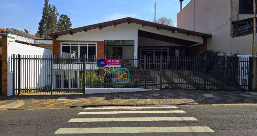 Casa comercial para alugar, 294 m² por r$ 10.388/mês - jardim girassol - americana/sp
