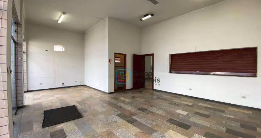 Salão para alugar, 277 m² por r$ 5.212,00/mês - santa cruz - americana/sp