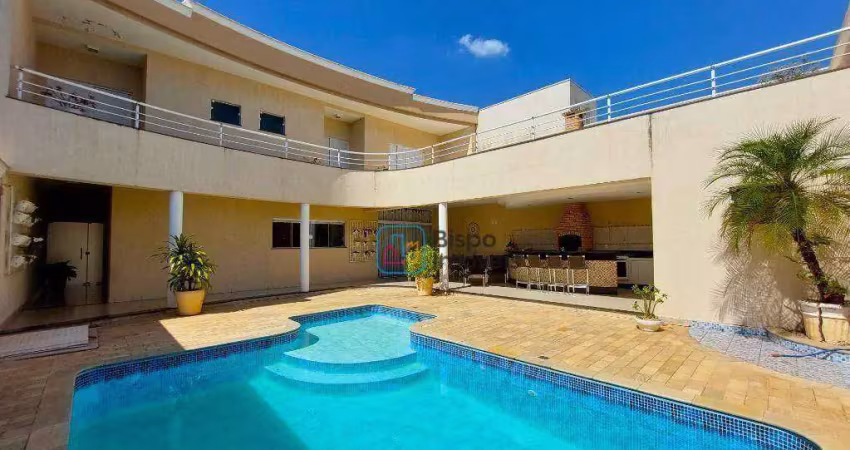 Casa residencial mobiliada com 3 dormitórios para alugar, 389 m² por r$ 10.228/mês - vila nossa senhora de fátima - americana/sp