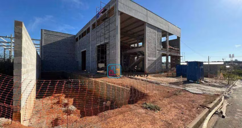 Galpão para alugar, 1500 m² por r$ 38.000,00/mês - jardim eneides industrial - nova odessa/sp
