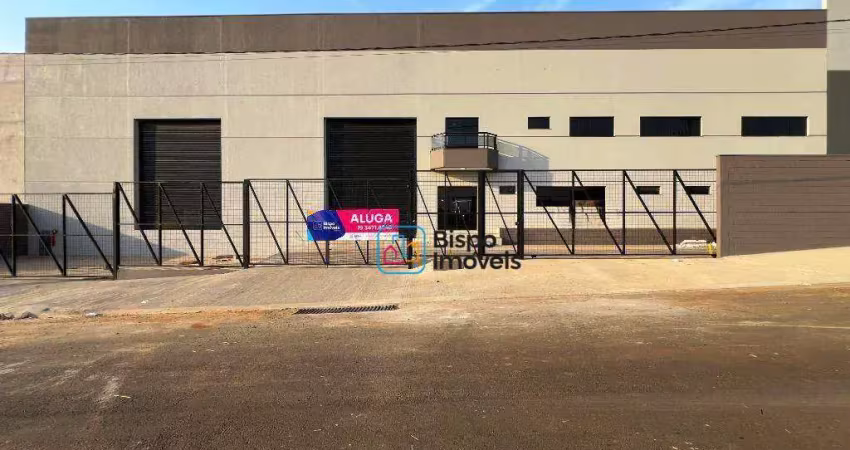 Galpão para alugar, 1707 m² por r$ 33.000,00/mês - jardim eneides industrial - nova odessa/sp
